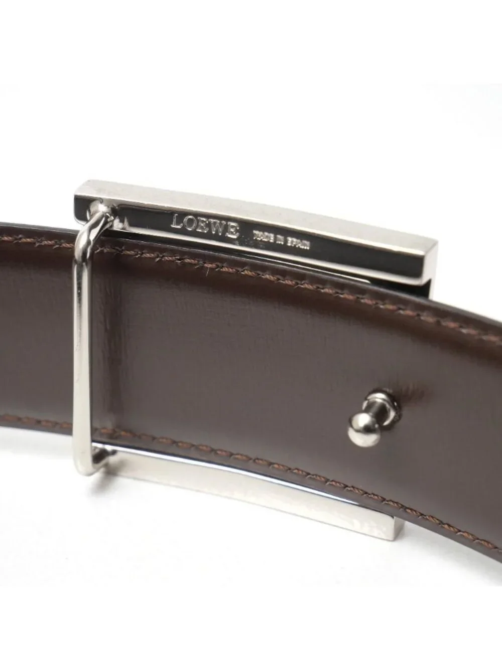 Loewe Belt L 18 Metal Buckle Leather RB